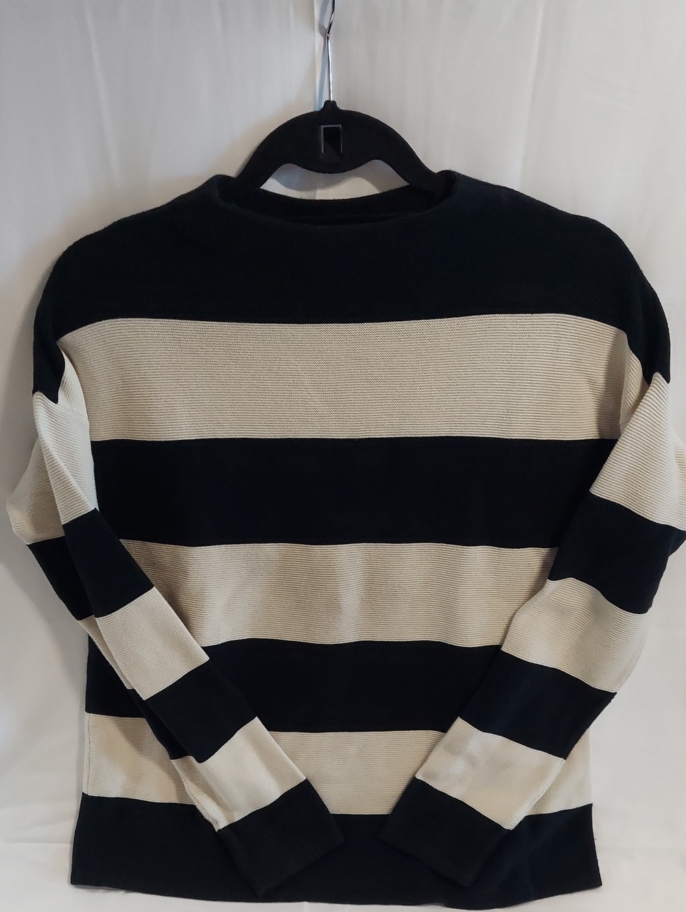 Armedangels Striped Raglan Crew Neck 100% Cotton Sweater